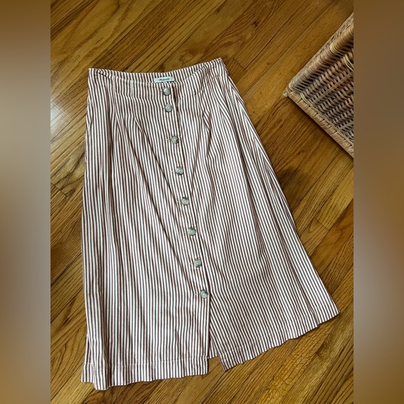 Madewell - striped midi skirt - Picture 1 of 4